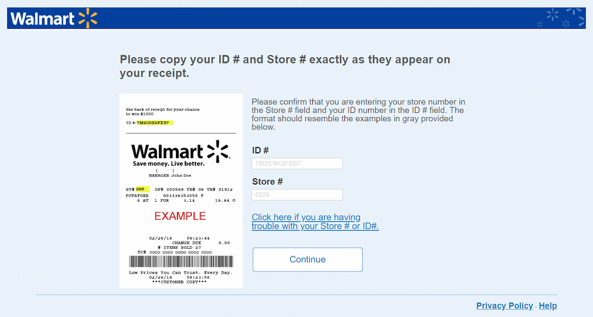 Walmart sweepstakes