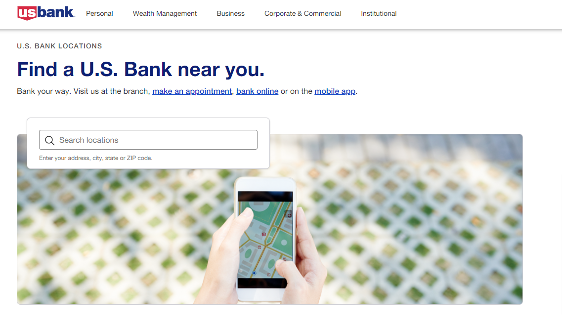 US Bank Near Me